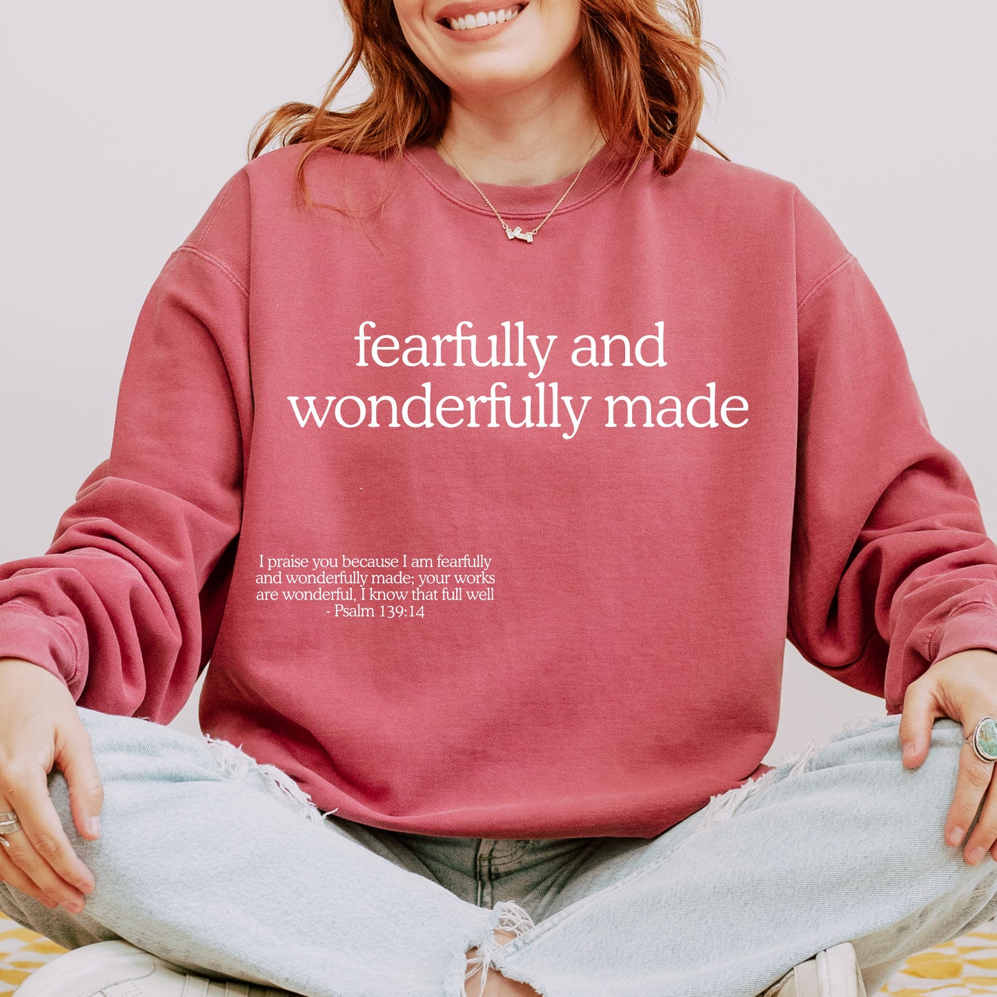 "Fearfully and Wonderfully Made" Crewneck