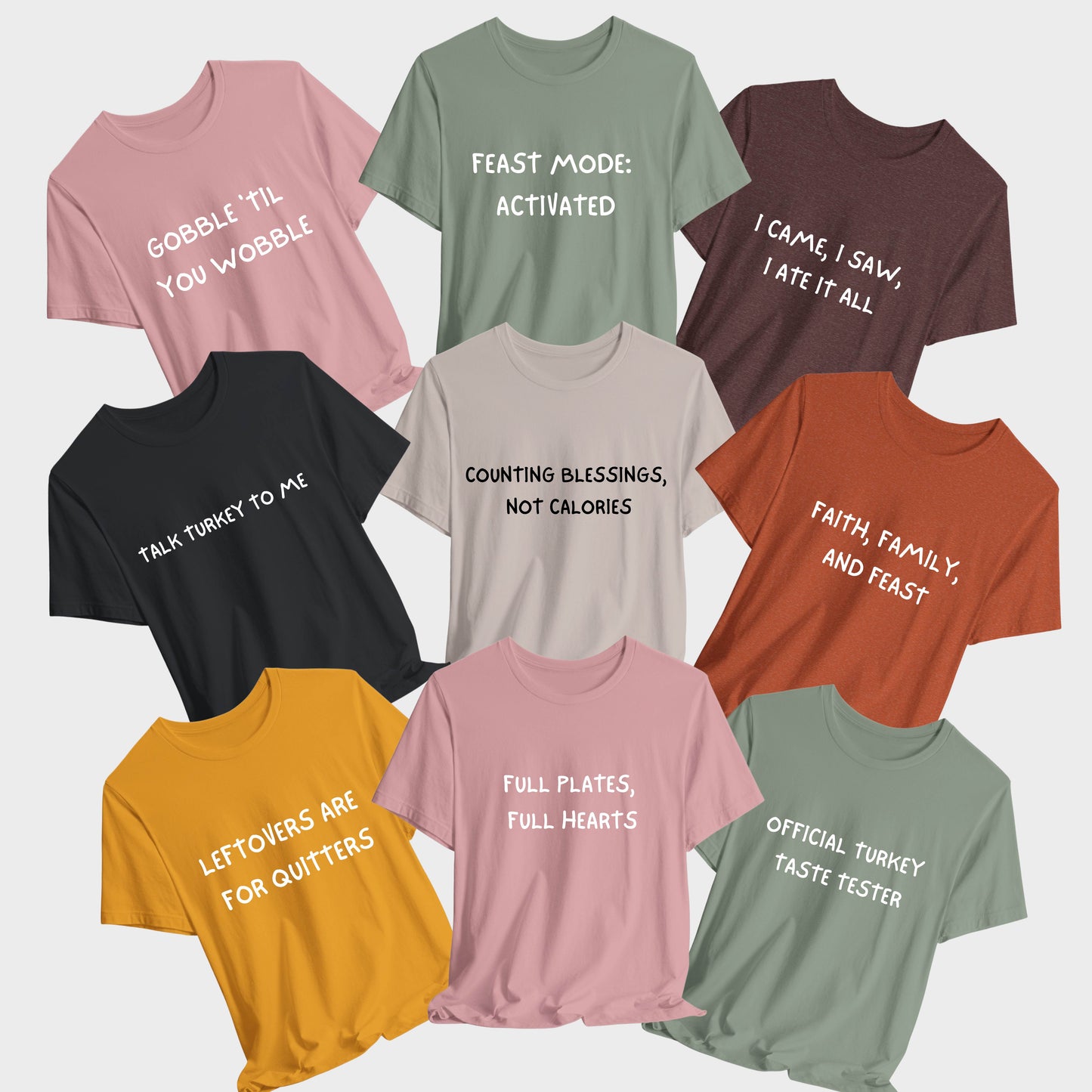 Funny Thanksgiving Family Group Tee